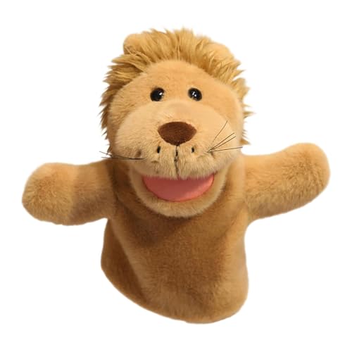 Colcolo Plüsch-Handpuppe, Stofftier, weiches Lehrmittel, interaktive Puppen, Geschichtenerzählpuppen für die Bühne, für Shows, Partys, Löwe Colcolo Plüsch-Handpuppe, Stofftier, weiches Lehrmittel, interaktive Puppen, Geschichtenerzählpuppen für die Bühne, für Shows, Partys, Löwe von Colcolo
