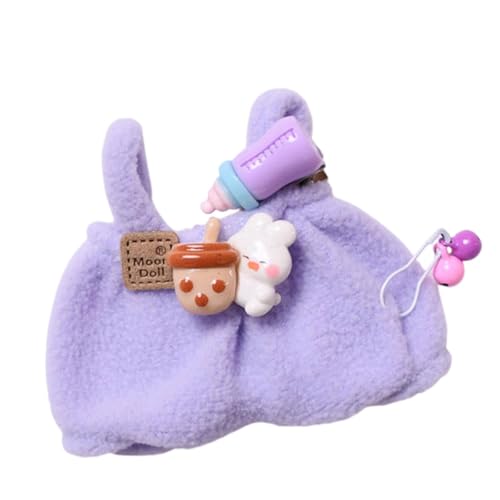 Colcolo Plüsch-Puppenkleidung, Anhänger, Puppen-Outfits, Fantasie, Koordination, Foto-Requisiten, niedliche Puppenkleidung, zum Verkleiden für, Lila Colcolo Plüsch-Puppenkleidung, Anhänger, Puppen-Outfits, Fantasie, Koordination, Foto-Requisiten, niedliche Puppenkleidung, zum Verkleiden für, Lila von Colcolo