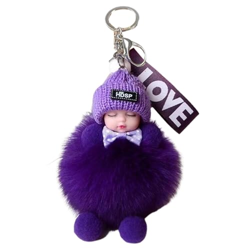 Colcolo Plüsch Schlüsselbundhandtasche Anhänger Accessoires Entzückende Mode süße Dekoration Schlüsselkette Hängende Origination für Kinder, Lila Colcolo Plüsch Schlüsselbundhandtasche Anhänger Accessoires Entzückende Mode süße Dekoration Schlüsselkette Hängende Origination für Kinder, Lila von Colcolo