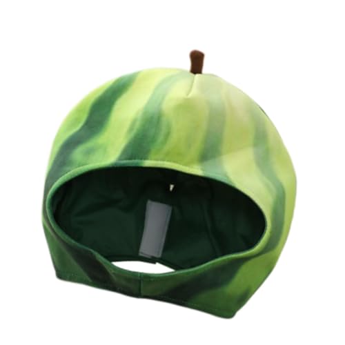 Colcolo Plüschfrüchte Hutkappe Dress up Wassermelonenkostümhut für Karnevalsparty Halloween von Colcolo