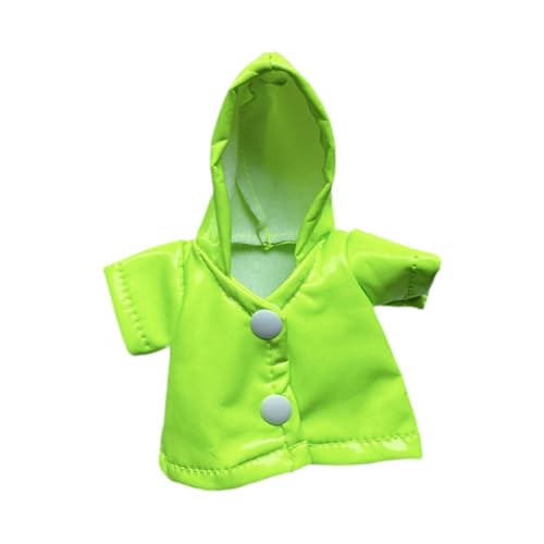 Colcolo Plüschpuppenkleidung, Spielzeugzubehör, komfortable Kostüme Mode kreative Puppe Regenmantel süß für Kinder Girls Geschenke, GrÜn Colcolo Plüschpuppenkleidung, Spielzeugzubehör, komfortable Kostüme Mode kreative Puppe Regenmantel süß für Kinder Girls Geschenke, GrÜn von Colcolo