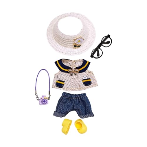 Colcolo Plüschpuppenkleidung Machen Sie Ihre eigenen Puppen Mädchen Geschenke Mode DIY Soft Doll Outfit, Lila Kamera Colcolo Plüschpuppenkleidung Machen Sie Ihre eigenen Puppen Mädchen Geschenke Mode DIY Soft Doll Outfit, Lila Kamera von Colcolo