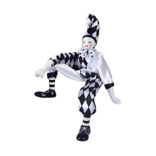Colcolo 15 Zoll Porzellan-Clown-Puppe Puppe, Vintage-Kollektion Spielzeug, Clown-Puppen Figur Clown-Modell für Souvenirs Geburtstag Colcolo 15 Zoll Porzellan-Clown-Puppe Puppe, Vintage-Kollektion Spielzeug, Clown-Puppen Figur Clown-Modell für Souvenirs Geburtstag von Colcolo