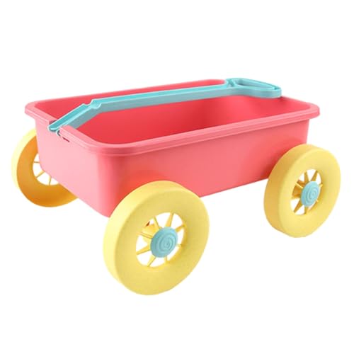 Colcolo Pretend Play Wagon Toy, Baufahrzeug Sommer Sand Toy Trolley Cart für Gartenarbeit Indoor Beach Seaside von Colcolo
