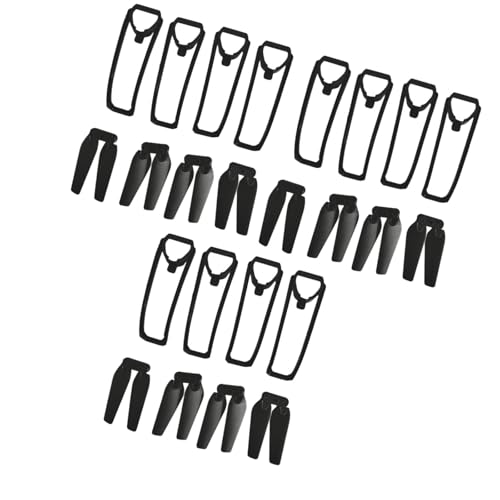 Colcolo Propeller mit Schutzabdeckung hoher Härte Leichtes Einfach Installation Drohnenzubehör Ersetzen Sie Teile für E88pro E88, 3 Satz von Colcolo