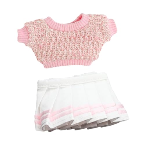 Colcolo Puppenpullover und kurzer Rock, Anzug, Kostümzubehör, niedliche, stilvolle Puppenkleidung für 17 cm große Puppen, Geburtstagsgeschenke, Rosa Rock-Set Colcolo Puppenpullover und kurzer Rock, Anzug, Kostümzubehör, niedliche, stilvolle Puppenkleidung für 17 cm große Puppen, Geburtstagsgeschenke, Rosa Rock-Set von Colcolo