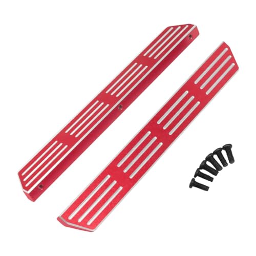 Colcolo RC-Auto-Fußpedale, Metall-Seitenpedal-Modifikation, professionelles Zubehör, Fußplatte, RC-Seitenbrett für H12Y H12Y+, Maßstab 1/12, Rot Colcolo RC-Auto-Fußpedale, Metall-Seitenpedal-Modifikation, professionelles Zubehör, Fußplatte, RC-Seitenbrett für H12Y H12Y+, Maßstab 1/12, Rot von Colcolo