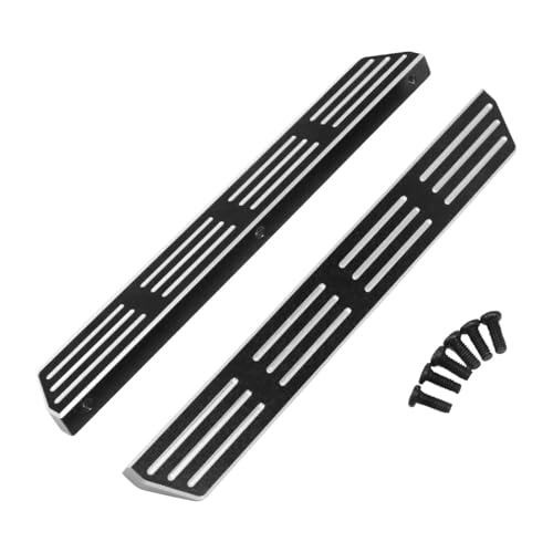 Colcolo RC-Auto-Fußpedale, Metall-Seitenpedal-Modifikation, professionelles Zubehör, Fußplatte, RC-Seitenbrett für H12Y H12Y+, Maßstab 1/12, Schwarz Colcolo RC-Auto-Fußpedale, Metall-Seitenpedal-Modifikation, professionelles Zubehör, Fußplatte, RC-Seitenbrett für H12Y H12Y+, Maßstab 1/12, Schwarz von Colcolo