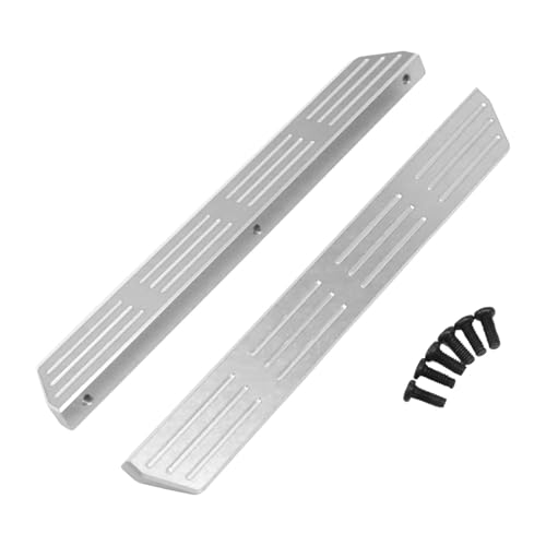 Colcolo RC-Auto-Fußpedale, Metall-Seitenpedal-Modifikation, professionelles Zubehör, Fußplatte, RC-Seitenbrett für H12Y H12Y+, Maßstab 1/12, Silber Colcolo RC-Auto-Fußpedale, Metall-Seitenpedal-Modifikation, professionelles Zubehör, Fußplatte, RC-Seitenbrett für H12Y H12Y+, Maßstab 1/12, Silber von Colcolo