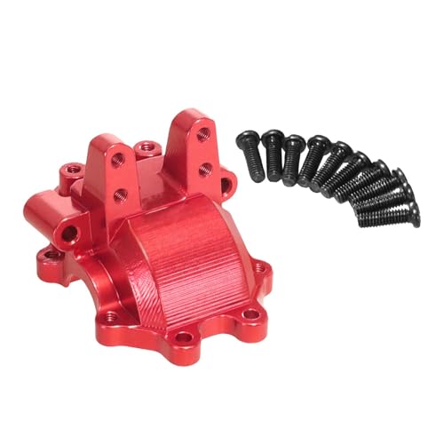 Colcolo RC -Auto -Metallgetriebe -Getriebehäusern Fernbedienungssteuer -Getriebe Gehäuse Einfach zu installierende Getriebegetriebe für RC -Autoreparaturen, Rot von Colcolo
