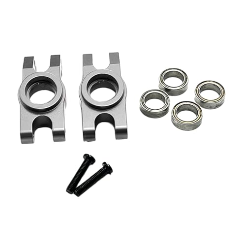 Colcolo RC -Auto hintere Rad Nased Träger Hinterradbecher Verschleiß 1/16 Heck -Hubs RC -Autoteile für 16207 16208 16209 RC -Auto Modifikation, Grau von Colcolo