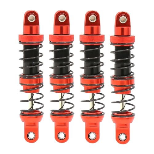 Colcolo RC -Auto vorne und hinteren Stoßdämpfer Set Ölverstellbares Dämpfer Set mit Quellen RC Crawler Stoßdämpfer Ersatz für TRX4 D90, 70mm von Colcolo