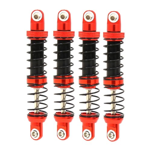 Colcolo RC -Auto vorne und hinteren Stoßdämpfer Set Ölverstellbares Dämpfer Set mit Quellen RC Crawler Stoßdämpfer Ersatz für TRX4 D90, 80mm von Colcolo