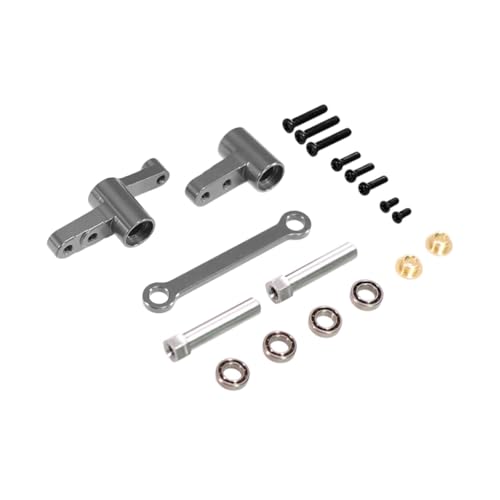 Colcolo RC -Autolenker -Antriebskomponenten RC -Auto -Upgrades Zubehör einfach zu ersetzen Metall -Upgrade -Ersatzteile RC -Autoanpassungen für H14BM, Grau von Colcolo