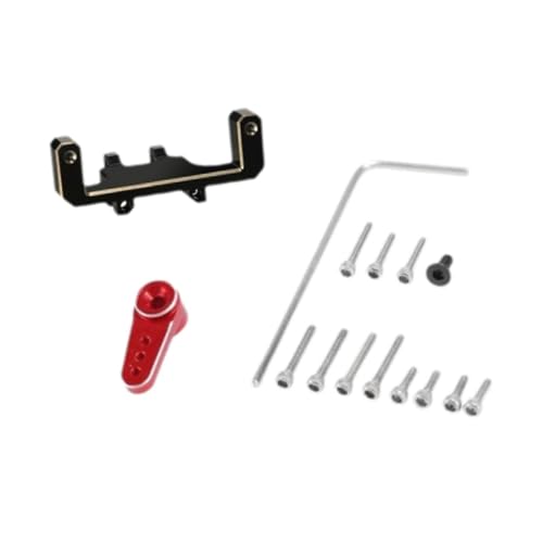 Colcolo RC -Autolenker Servo -Berg- und Arm -Servomechanismus -Halterung mit Armstabilerleistung Servo Stand für AXI0005 FIT ES08MA II, Rot von Colcolo