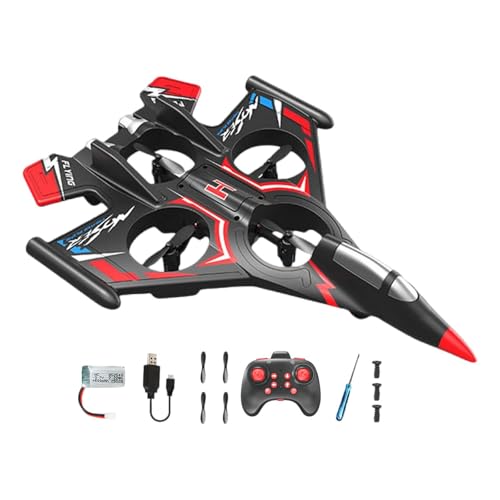 Colcolo RC-Flugzeug mit Licht, RC-Segelflugzeug für im Alter von 8–12 Jahren, Anti-Fall-Roll-Fernbedienungsflugzeug-Kampfmodell, Geschenke für, Rot mit 1 Batterie Colcolo RC-Flugzeug mit Licht, RC-Segelflugzeug für im Alter von 8–12 Jahren, Anti-Fall-Roll-Fernbedienungsflugzeug-Kampfmodell, Geschenke für, Rot mit 1 Batterie von Colcolo