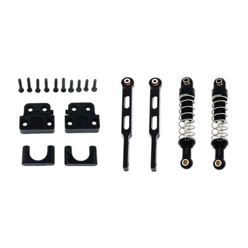 Colcolo RC-Stoßdämpfersatz hinten, Hinterachs-Blattfeder, modifizierter Stangensatz, 1/12, professionelles RC-Automodell, DIY, stabile Schrauben für 82S, Schwarz Colcolo RC-Stoßdämpfersatz hinten, Hinterachs-Blattfeder, modifizierter Stangensatz, 1/12, professionelles RC-Automodell, DIY, stabile Schrauben für 82S, Schwarz von Colcolo