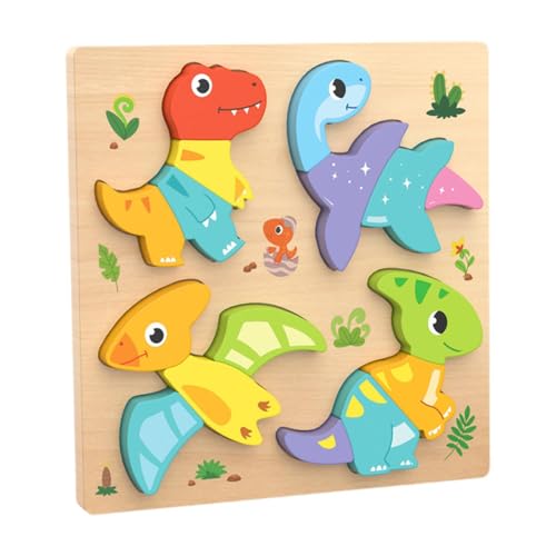 Colcolo -Rätsel hell lebendige Farbformen Entwicklungsspiel Holzpuzzle Rätsel 3D-Puzzle-Spielzeug für 3-5 Geburtstagsgeschenk, Dinosaurier Colcolo -Rätsel hell lebendige Farbformen Entwicklungsspiel Holzpuzzle Rätsel 3D-Puzzle-Spielzeug für 3-5 Geburtstagsgeschenk, Dinosaurier von Colcolo