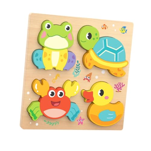 Colcolo -Rätsel hell lebendige Farbformen Entwicklungsspiel Holzpuzzle Rätsel 3D-Puzzle-Spielzeug für 3-5 Geburtstagsgeschenk, Meerestier Colcolo -Rätsel hell lebendige Farbformen Entwicklungsspiel Holzpuzzle Rätsel 3D-Puzzle-Spielzeug für 3-5 Geburtstagsgeschenk, Meerestier von Colcolo