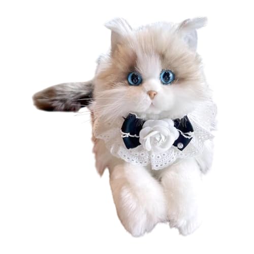Colcolo Realistische Ragdoll -Katze Stoffed Animal Cat Doll Weiches Simulationskätzchen Stofftierkatze Katze Plüschspielzeug für Kinder Kinder, Katze Rosenschal Colcolo Realistische Ragdoll -Katze Stoffed Animal Cat Doll Weiches Simulationskätzchen Stofftierkatze Katze Plüschspielzeug für Kinder Kinder, Katze Rosenschal von Colcolo