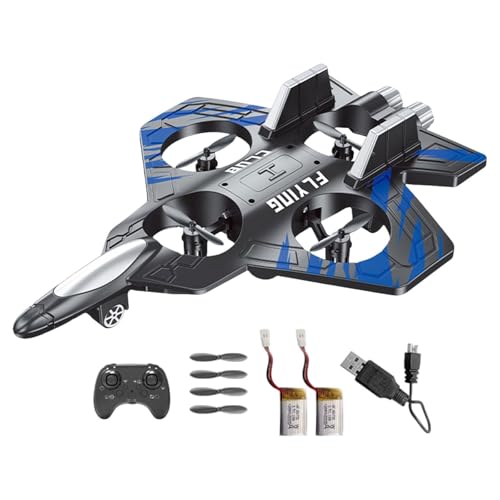 Colcolo Schaum Fernbedienung Flugzeug Kampfflugzeug Spielzeug Dekor Simulation mit RC Flugzeug Spielzeug für Yard Home Kindertag, Blau Colcolo Schaum Fernbedienung Flugzeug Kampfflugzeug Spielzeug Dekor Simulation mit RC Flugzeug Spielzeug für Yard Home Kindertag, Blau von Colcolo