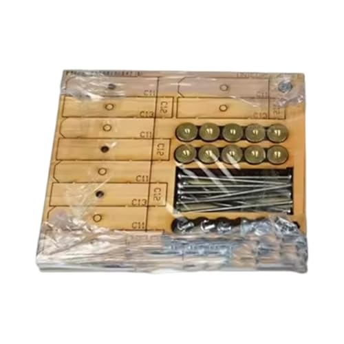 Colcolo Schiffsmodell-Rumpfbeplankungsklemmen, Bastelwerkzeuge, DIY-Schiffsbaubedarf, Zubehör, einfaches Anziehen, Selbstmontagesatz, 34 Mm von Colcolo