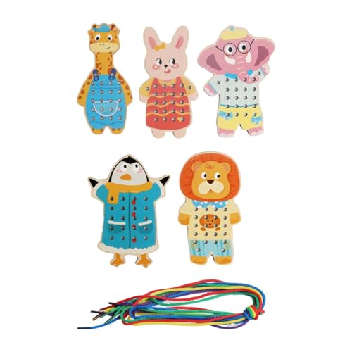 Colcolo Schnürkarten Schnüren Spielspiele Frühentwicklung Vorschullerngeschenk für Jungen Mädchen Nähset Nähkarten, Style A Colcolo Schnürkarten Schnüren Spielspiele Frühentwicklung Vorschullerngeschenk für Jungen Mädchen Nähset Nähkarten, Style A von Colcolo