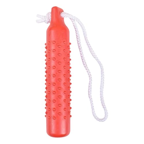Colcolo Schwimmspielzeug für Hunde, Bereicherungsspielzeug für Hunde, Ersatz für Zahnreiniger für Outdoor-Aktivitäten, gut sichtbarer Apportierdummy für, Rot von Colcolo