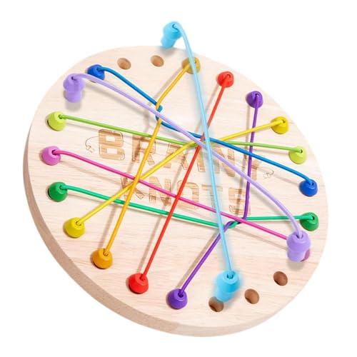 Colcolo Seilspielzeugspielzeug, Seilspielzeug, Intelligenzentwicklungs -Puzzlespielzeug, Twist Puzzle for Kids von Colcolo