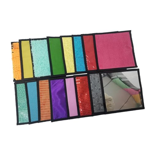 Colcolo Sensorische Matten Sensorische Pads Tragbare Cartoon Sensorischen Panel Set Kid Taktile Sensorischen Spielzeug, 16 Stück von Colcolo