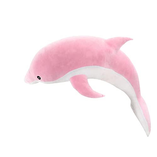 Colcolo Simulation Delphin Kuscheltiere Spielzeug, Schlafkissen Puppe Stofftier Delphin Plüschtier für Schlafzimmer Heimtextilien, Rosa 50cm Colcolo Simulation Delphin Kuscheltiere Spielzeug, Schlafkissen Puppe Stofftier Delphin Plüschtier für Schlafzimmer Heimtextilien, Rosa 50cm von Colcolo