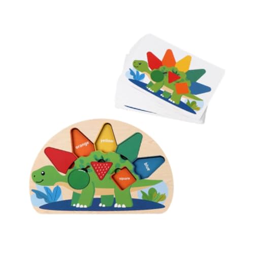 Colcolo Spielzeug Lernspielzeug Geburtstagsgeschenk Formsortierer Erkennungsbrett Holzpuzzles für 1-3 Jahre alte Jungen Mädchen Vorschule Zuhause von Colcolo