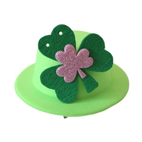 Colcolo St. Patrick's Day Hut Gift Decor Kostüm Accessoire für Feierparty Gefälligkeiten, Fluorescentgreenpink Colcolo St. Patrick's Day Hut Gift Decor Kostüm Accessoire für Feierparty Gefälligkeiten, Fluorescentgreenpink von Colcolo
