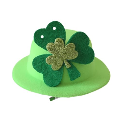 Colcolo St. Patrick's Day Hut Gift Decor Kostüm Accessoire für Feierparty Gefälligkeiten, Leuchtendes Grün Colcolo St. Patrick's Day Hut Gift Decor Kostüm Accessoire für Feierparty Gefälligkeiten, Leuchtendes Grün von Colcolo
