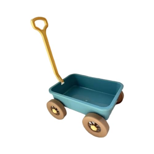 Colcolo Strandspielzeug, Rollenspielwagen, tragbares Fahrzeug, kleines Wagenspielzeug, Ziehwagenspielzeug, Outdoor-Spielzeug für die Gartenarbeit im, Blau von Colcolo