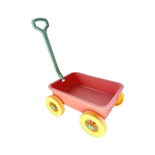 Colcolo Strandspielzeug, Rollenspielwagen, tragbares Fahrzeug, kleines Wagenspielzeug, Ziehwagenspielzeug, Outdoor-Spielzeug für die Gartenarbeit im, ROSA von Colcolo