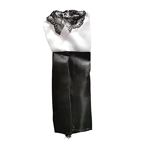 Colcolo Süße Puppenkleidung, Puppen Outfits, Mädchen Puppenkleider für Puppen, Schwarz-weißes Kleid von Colcolo