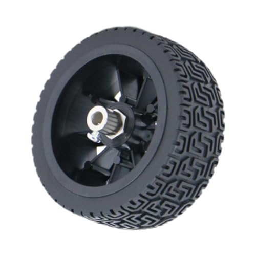 Colcolo Toy Car Tire, Gummi -Radreifen, für Modellfahrzeugzubehör DIY Modification Ersatzteil Upgrade Ersatz, 6 Mm Kupplung von Colcolo