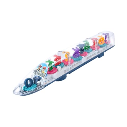 Colcolo Transparente elektrische Spielzeugeisenbahn, Bunte Beleuchtung, Spielzeugeisenbahn, sensorisches Zugspielzeug für Babys, Kinder, Kinder, Colcolo Transparente elektrische Spielzeugeisenbahn, Bunte Beleuchtung, Spielzeugeisenbahn, sensorisches Zugspielzeug für Babys, Kinder, Kinder, von Colcolo