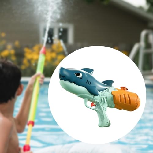 Colcolo Wasserspielzeug Water Soaker Toy 5-8M Reichweite Multifunktional für Kinderzubehör Tragbar für Sommer-Poolpartys, Strand, Blauer Hai Colcolo Wasserspielzeug Water Soaker Toy 5-8M Reichweite Multifunktional für Kinderzubehör Tragbar für Sommer-Poolpartys, Strand, Blauer Hai von Colcolo