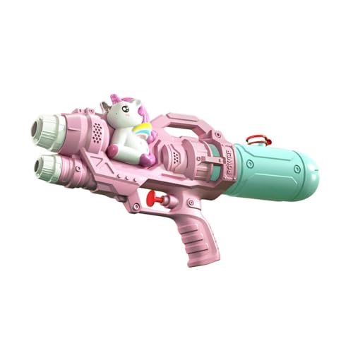 Colcolo Water Soaker, Spielzeugzubehör, Doppelloch, für mit Einer Reichweite von 5–8 m, leicht, tragbar, für Partys, Sommerpools und Strände, Rosa Einhorn Colcolo Water Soaker, Spielzeugzubehör, Doppelloch, für mit Einer Reichweite von 5–8 m, leicht, tragbar, für Partys, Sommerpools und Strände, Rosa Einhorn von Colcolo