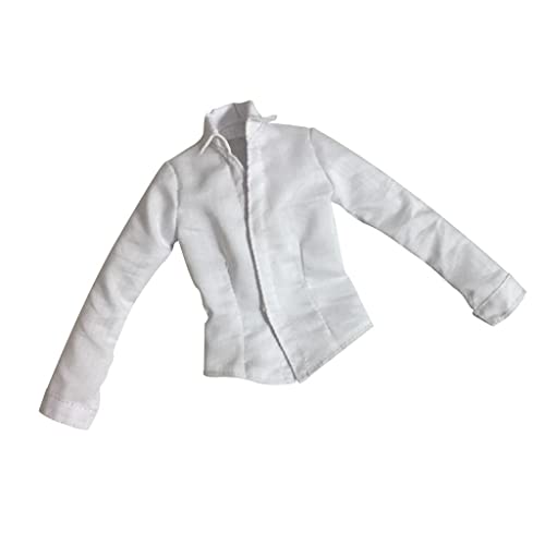 Colcolo Weißes Langärmliges Hemd Mantel in Der Gradeinteilung 1: 6 für 12 Polycians Weibliche Action Figur von Colcolo