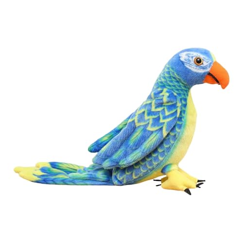 Colcolo Wellensittich-Plüschtier-Ornament, Simulationssittich, weicher Papagei, Plüschvogel, Stofftier, Geschenk für Wohnzimmer von Kindern, Blau Colcolo Wellensittich-Plüschtier-Ornament, Simulationssittich, weicher Papagei, Plüschvogel, Stofftier, Geschenk für Wohnzimmer von Kindern, Blau von Colcolo