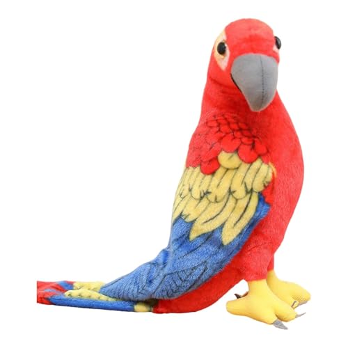 Colcolo Wellensittich-Plüschtier-Ornament, Simulationssittich, weicher Papagei, Plüschvogel, Stofftier, Geschenk für Wohnzimmer von Kindern, Rot Blau Gelb Colcolo Wellensittich-Plüschtier-Ornament, Simulationssittich, weicher Papagei, Plüschvogel, Stofftier, Geschenk für Wohnzimmer von Kindern, Rot Blau Gelb von Colcolo