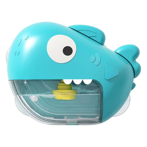 Baby Badewannenspielzeug Haie Blau Bubble Badespielzeug mit Musik Niedliche Baby Badewanne Spielzeug Leucht Kinder Wasserspielzeug für Jungen und Mädchen ab 3 Jahre, 250ML Baby Badewannenspielzeug Haie Blau Bubble Badespielzeug mit Musik Niedliche Baby Badewanne Spielzeug Leucht Kinder Wasserspielzeug für Jungen und Mädchen ab 3 Jahre, 250ML von Colexy