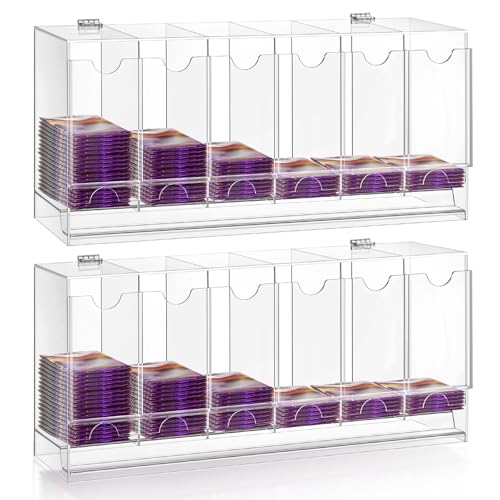Colingmill 2 Stück 6 Slots Acryl Booster Pack Spender, Kartenspender Aufbewahrung und Organizer für Sammelkarten, Booster Packs, Sport und mehr Colingmill 2 Stück 6 Slots Acryl Booster Pack Spender, Kartenspender Aufbewahrung und Organizer für Sammelkarten, Booster Packs, Sport und mehr von Colingmill