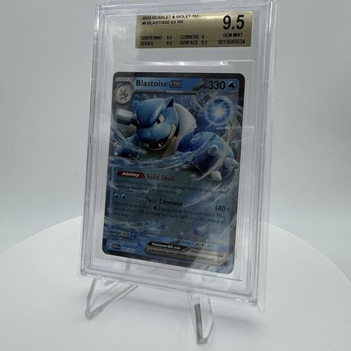 2023 Scarlet and Violet 151 - Blastoise ex RR - Grade 9.5 von Collect-a-Bubbles