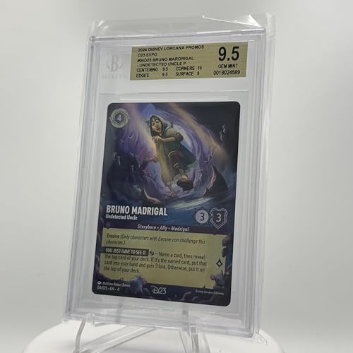 2024 Lorcana D23 Expo Promos | Bruno Mardrigal - Undetected Uncle P - Grade 9.5 2024 Lorcana D23 Expo Promos | Bruno Mardrigal - Undetected Uncle P - Grade 9.5 von Collect-a-Bubbles