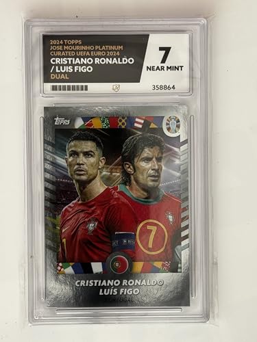 2024 Topps Jose Mourinho Platinum Curated UEFA EURO 2024 | 2024 - Cristiano Ronaldo/Luis Figo - Dual | Ace Grade 7 | Zertifikatnummer 358864 2024 Topps Jose Mourinho Platinum Curated UEFA EURO 2024 | 2024 - Cristiano Ronaldo/Luis Figo - Dual | Ace Grade 7 | Zertifikatnummer 358864 von Collect-a-Bubbles