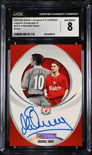 Collect-a-Bubbles 2023-24 DAKA Liverpool FC Ineffable, #AU2-4 Michael Owen – Legend Autogramm 25/40, CGC Grade 8, Zertifikatsnummer 6023499044 Collect-a-Bubbles 2023-24 DAKA Liverpool FC Ineffable, #AU2-4 Michael Owen – Legend Autogramm 25/40, CGC Grade 8, Zertifikatsnummer 6023499044 von Collect-a-Bubbles